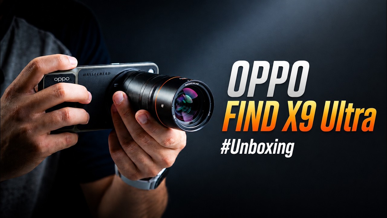 آنباکس Oppo Find X9 Ultra با کیت عکاسی