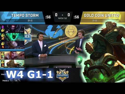 Tempo Storm vs Gold Coin United Game 1 | Week 4 S7 NA CS Summer 2017 | TS vs GCU G1 1080p