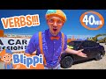 Blippi Learns Verbs At Construction Site BEST OF BLIPPI TOYS Educational Videos For Kids