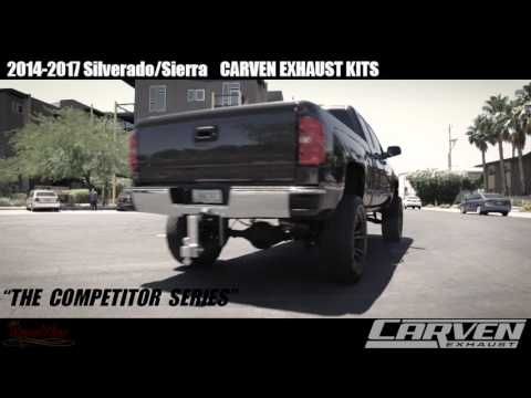 CARVEN EXHAUST SILVERADO SIERRA 2014-2017 CAT-BACK EXHAUST KIT COMPARISON