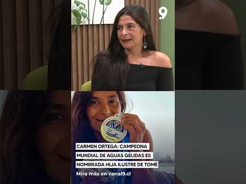 Carmen Ortega: Campeona mundial de aguas gélidas es nombrada hija ilustre de Tomé