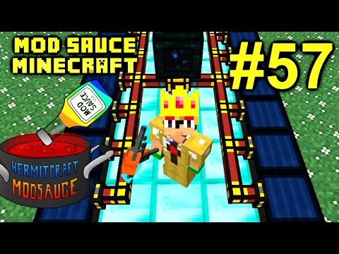 Minecraft Mod Sauce Ep. 57 - AE2 Sub Networks !!! ( HermitCraft Modded Minecraft )