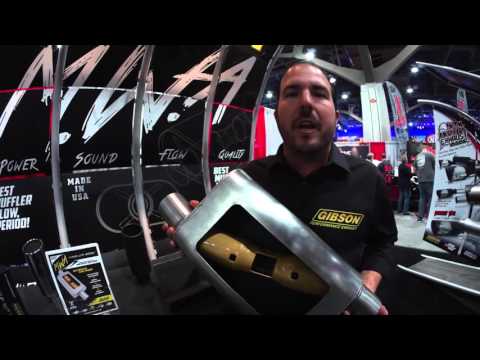 Gibson Exhaust M.W.A Universal Exhaust Muffler - SEMA New Product