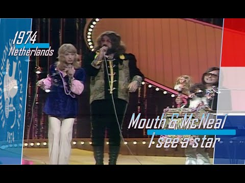 eurovision 1974 Netherlands 🇳🇱 Mouth & McNeal - I see a star ᴴᴰ