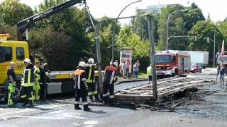 preview picture of video 'LKW-Anhänger in Bad Kissinger City abgebrannt 27.07.2012 Schweinfurt TV'