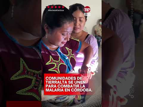 Comunidades de Tierralta se unen para combatir la malaria en Córdoba.