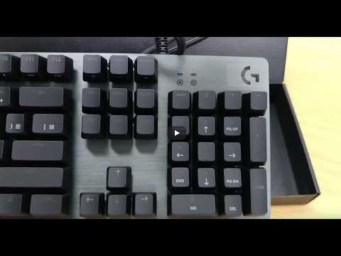 羅技 G512 機械式遊戲鍵盤開箱評價 | 青軸聲音測試 | G512 carbon keyboard unboxing review