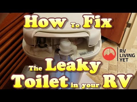 Thedford RV Toilet How to replace a leaking valve 31705 | Thetford RV Toilet Repair