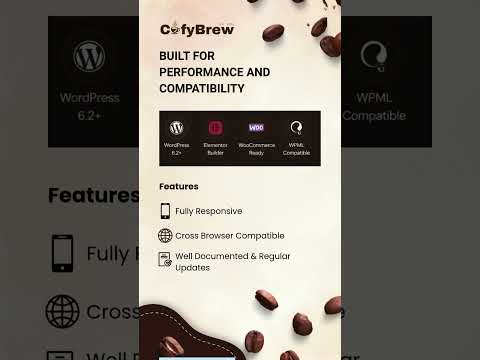 Cofybrew – Coffee Shop & Cafe WordPress Theme