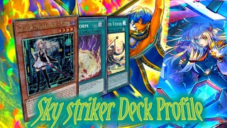 Yu-Gi-Oh Tcg Sky Striker deck profile POST BLZD #yugioh #yugiohcommunity #yugiohtcg #yugiohtcgplayer