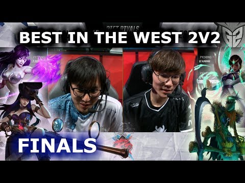 DoubleLift & Olleh vs Hjarnan & Wadid | Finals for Best in The West 2 vs 2 | 2018 Rift Rivals LoL