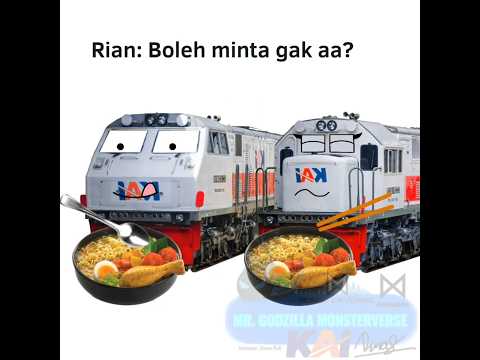 Just one spoon🗿#train #ptkai #indonesiatrain #cc201 #cc203