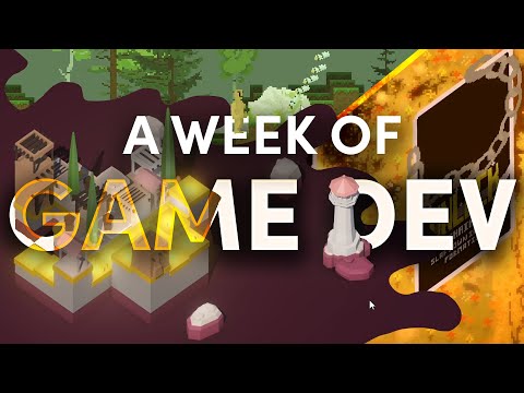 A Week of Indie Game Dev Progress in 4 minutes - Devlog