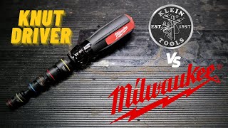 Check out the Milwaukee SHOCKWAVE Magnetic Multi-Nut Driver vs Klein 7-in-1 Multi-Bit Nut Driver