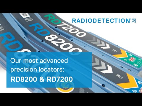 Video: Radiodetection RD7200 and RD8200 Pipe & Cable Locators