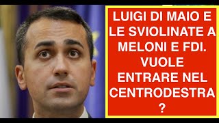 LUIGI DI MAIO E LE SVIOLINATE A MELONI E FDI. VUOLE ENTRARE NEL CENTRODESTRA?