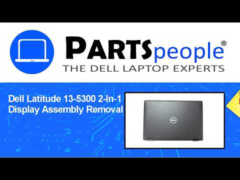 Dell Latitude 13-5300 2-in-1 (P96G001) Anleitungsvideo zur Displaymontage