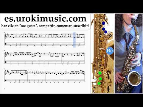 Tutorial de Saxofon (alto) Carlos Vives, Sebastian Yatra - Robarte un Beso Clases Notas Parte#2 um