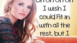 I Don&#39;t Think About It Emily Osment with Lyrics