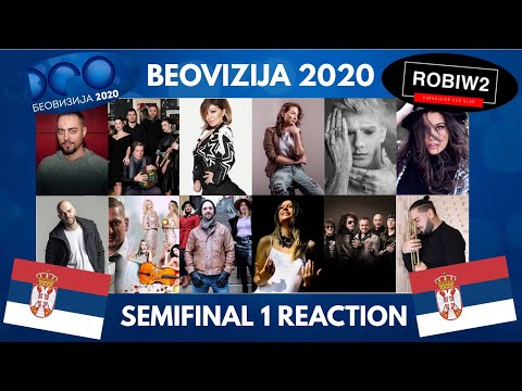 [REACTION] ESC 2020 ► Beovizija 2020 ⁕ Semifinal 1