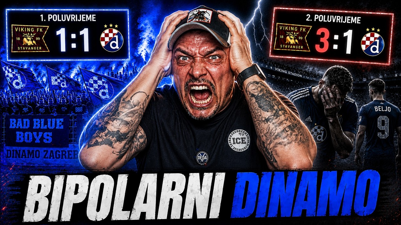 VIKING FK vs DINAMO 3:1! BIPOLARNI DINAMO!