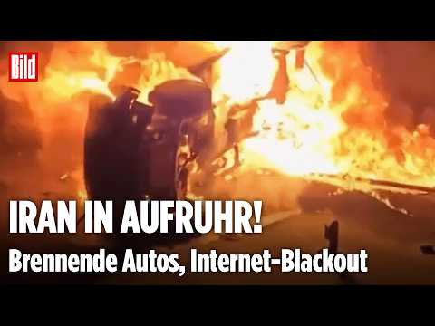PROTEST-WELLE IM IRAN: Tausende Menschen stellen sich gegen das Regime