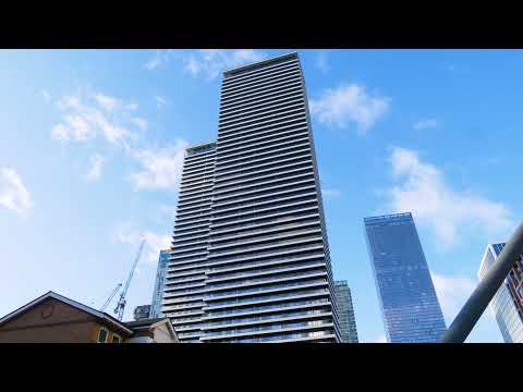 The beautiful facade of the Wardian Tower in London