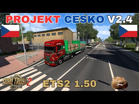 ETS2 1.50 PROJEKT CESKO v 2.4   Prague(CZ)  to  Treabova(CZ) by  ItzHonzula