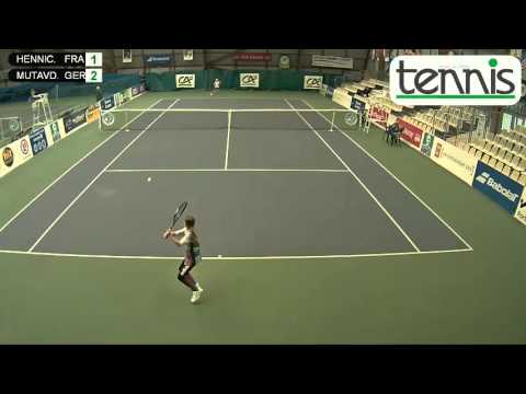 HENNICAUX (FRA) vs MUTAVDZIC (GBR) - Open Super 12 Auray Tennis