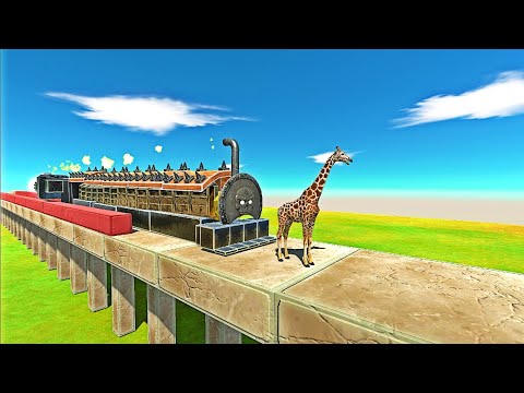 Jet Train vs Every Unit - Animal Revolt Battle Simulator