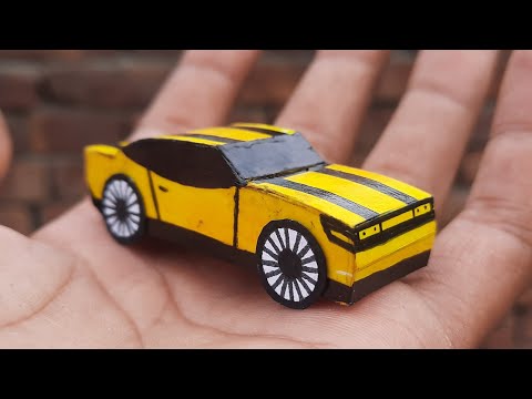 Thumbnail for How to make car from paper /Making car  / paper car / handmade car /3d paper car model by THACO