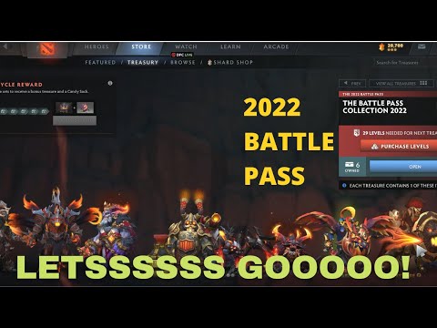 Dota 2 BATTLE PASS 2022 TREASURE !