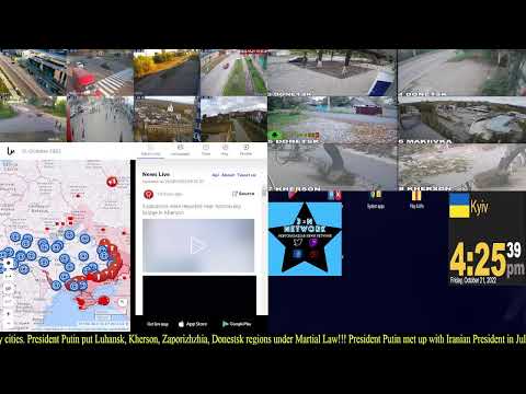 Live Ukraine alert system, News Update, Liveumap and Ukraine Live cams 10/21/2022