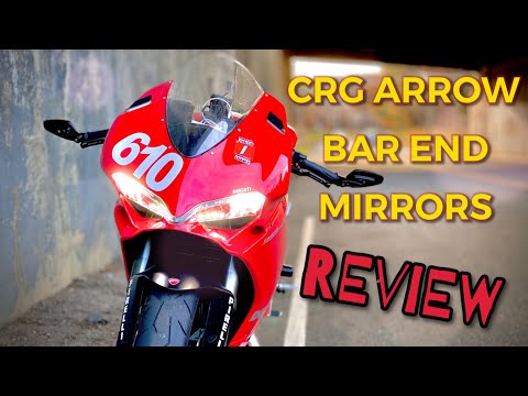 Ducati 959 Panigale CRG Arrow Bar End Mirror Review - Mixed feelings
