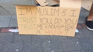 I&#39;M MUSLIM &amp; I TRUST YOU. DO YOU TRUST ME ENOUGH FOR A HUG? | MANCHESTER