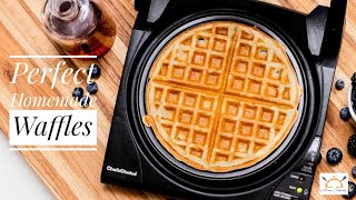 Perfect Homemade Waffles | Easy and Crispy Homemade Waffles Recipe | Asian Cooking