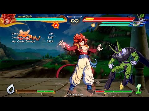 DBFZ SSJ4 Gogeta Solo T.O.D Combo