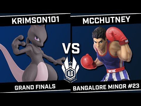 ILG Bangalore Minor #23 - GRAND FINALS - Krimson101 (Mewtwo/Diddy) vs McChutney (Marth/Little Mac)