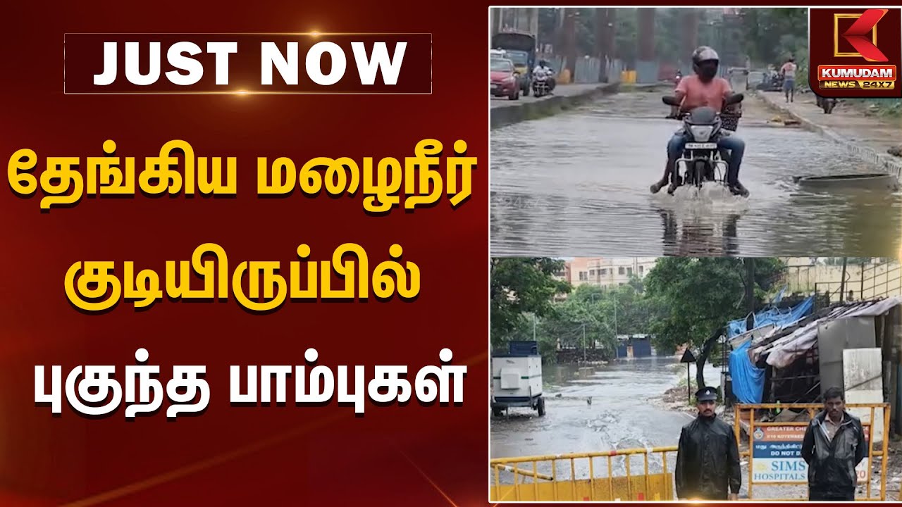 TN Weather Report | தேங்கிய மழைநீர் - குடியிருப்பில் புகுந்த பாம்புகள் | Rainfall | KumudamNews