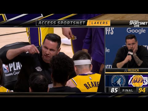 JJ Redick Legendary Timeout That Won Lakers Game 2 vs Timberwolves in NBA Playoffs Breakdown