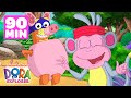 Boots Swiper S Funniest Moments In Dora The Explorer For 90 Minutes Dora Friends