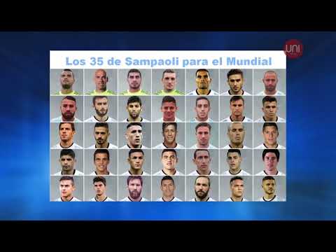 Sampaoli dió la lista de 35