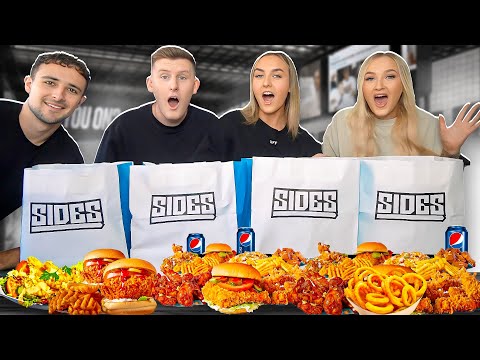 Last to STOP Eating EAT SIDES Wins $1,000 - Challenge