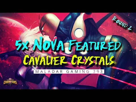 5x 6 Star Nova Cavalier Crystals Opening Round 2 - Marvel Contest of Champions