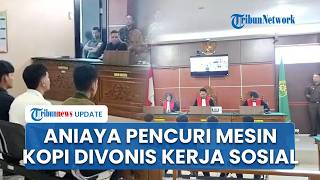 Tangis 4 Pemuda yang Aniaya Pencuri Mesin Giling Kopi di Aceh Tengah seusai Divonis Kerja Sosial