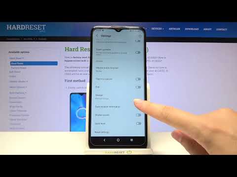 How to Switch On/Off Location Tags in ALCATEL 1S (2021) – Geolocation Set Up