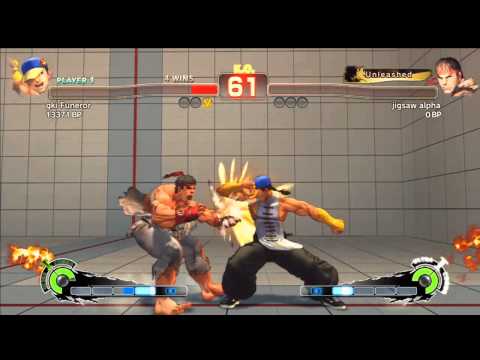 SSF4 AE: gki Funeror (Yun) VS jigsaw alpha (Ryu)