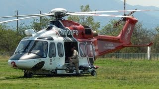 preview picture of video 'LAFD Air Ops AgustaWestland AW-139 N303FD Los Angeles City Fire Department, American Heroes Air show'