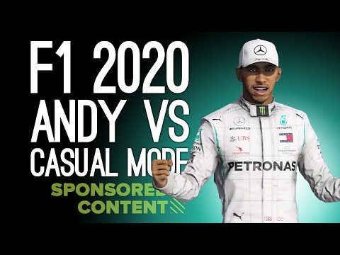 F1 2020: Mike's Driving School! Andy vs New Casual Mode Gameplay 🏎(Sponsored Content)