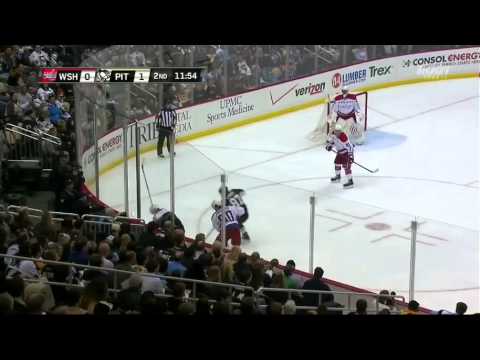 Gorgeous Move by Lee Stempniak, Pens vs. Caps, 3/11/14